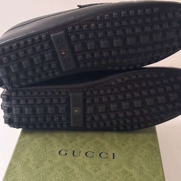 Size 9G - Gucci  Horsebit Moccasin driving loafers Leather Black main image 8